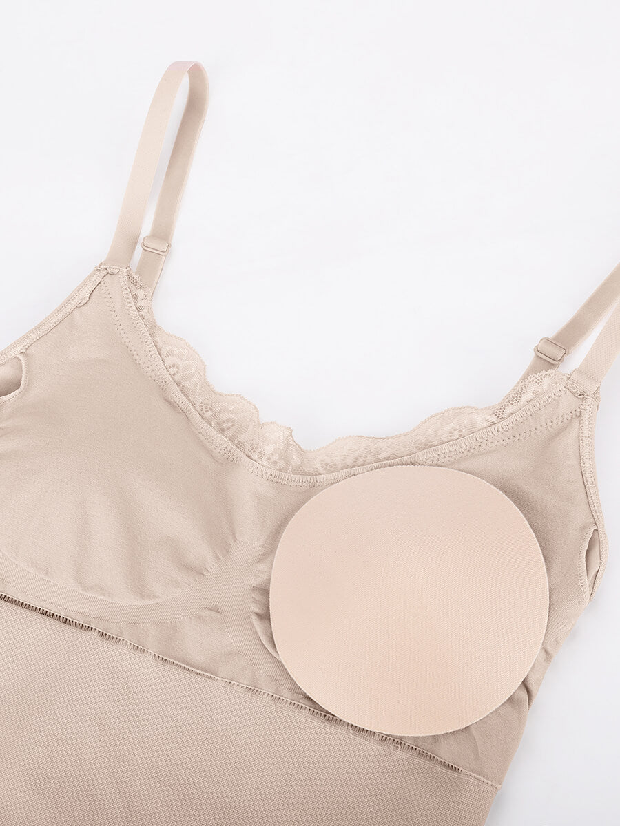 Lace Cami Sculpt Thong Bodysuit