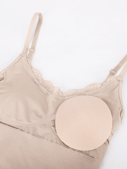 Lace Cami Sculpt Thong Bodysuit