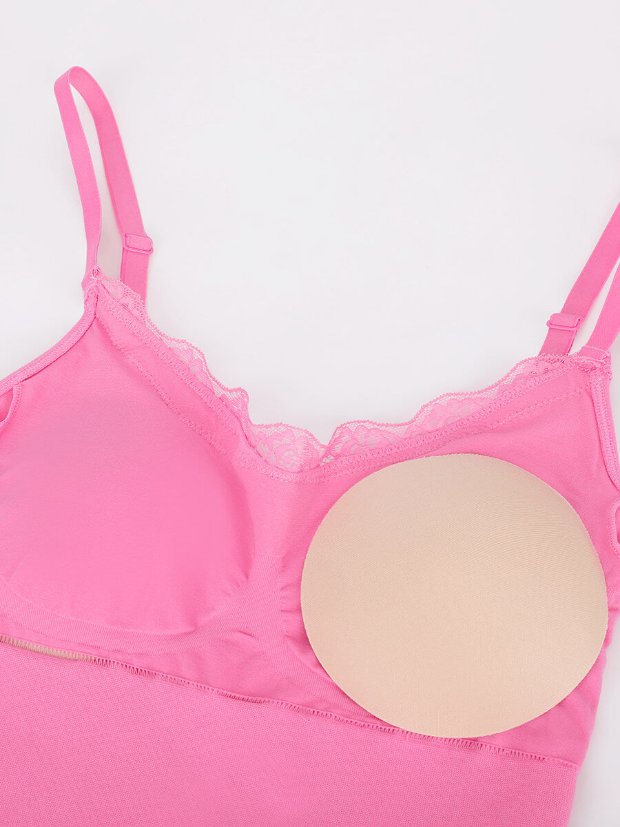 Lace Cami Sculpt Thong Bodysuit