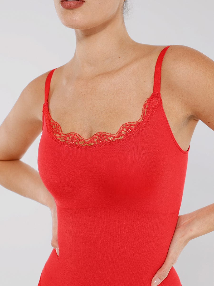 Lace Cami Sculpt Thong Bodysuit