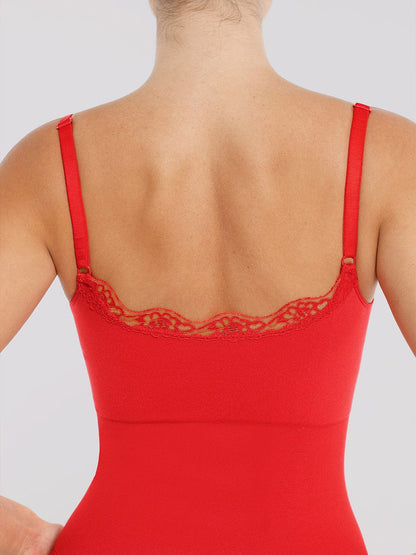 Lace Cami Sculpt Thong Bodysuit