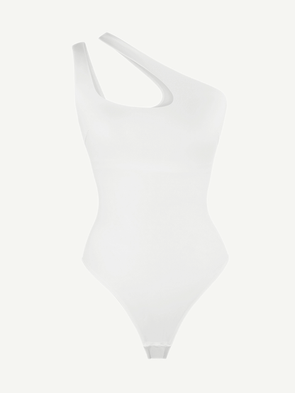 Asymmetrical Double Strap Bodysuit