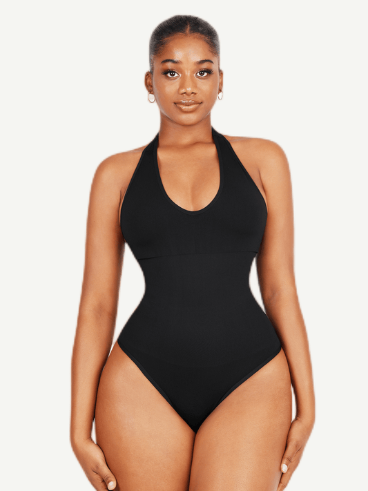 Halter Neck Sculpt Bodysuit