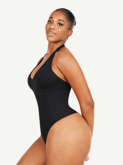 Halter Neck Sculpt Bodysuit