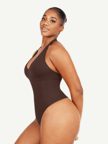 Halter Neck Sculpt Bodysuit