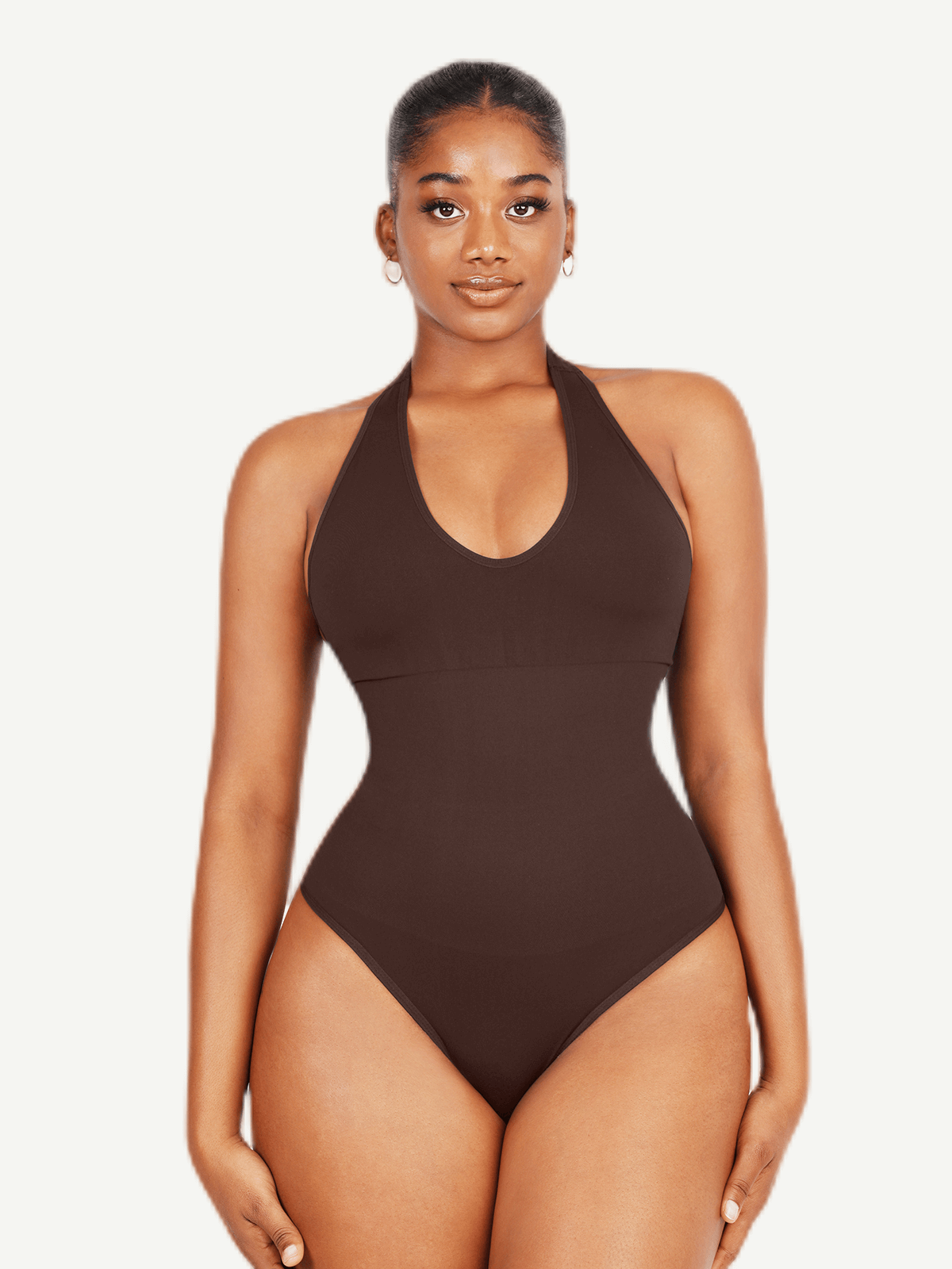 Halter Neck Sculpt Bodysuit