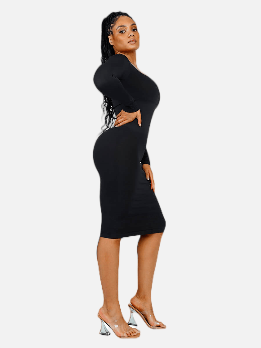 Hourglass Long Sleeve Dress