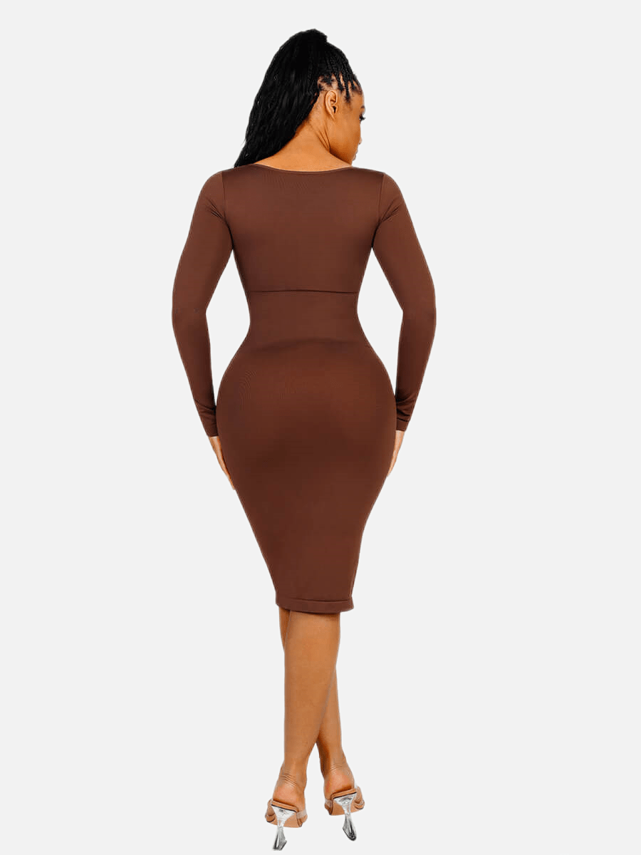 Hourglass Long Sleeve Dress