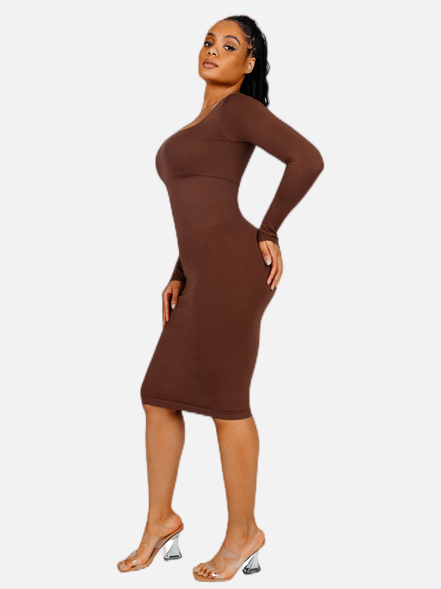 Hourglass Long Sleeve Dress