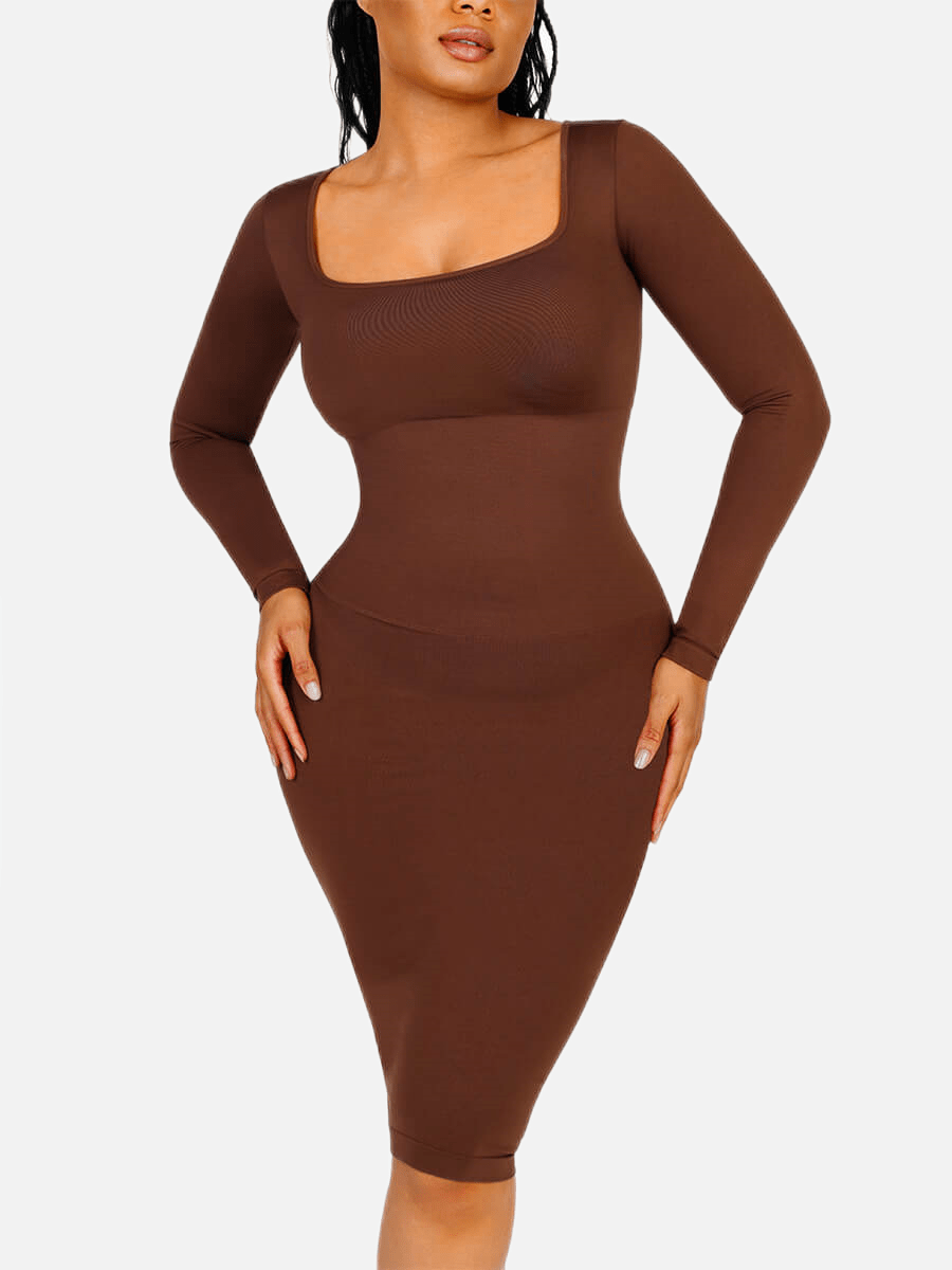 Hourglass Long Sleeve Dress
