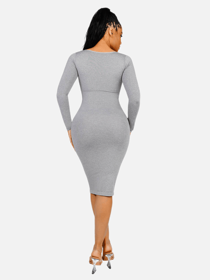 Hourglass Long Sleeve Dress
