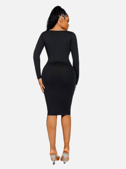 Hourglass Long Sleeve Dress