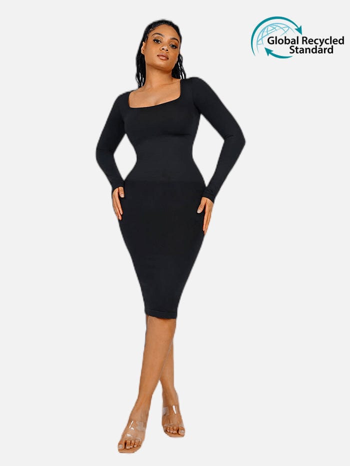 Hourglass Long Sleeve Dress