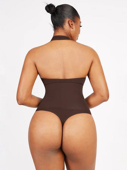 Halter Neck Sculpt Bodysuit