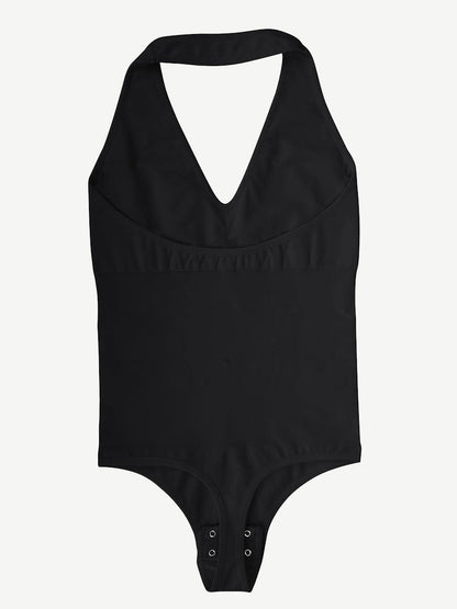 Halter Neck Sculpt Bodysuit
