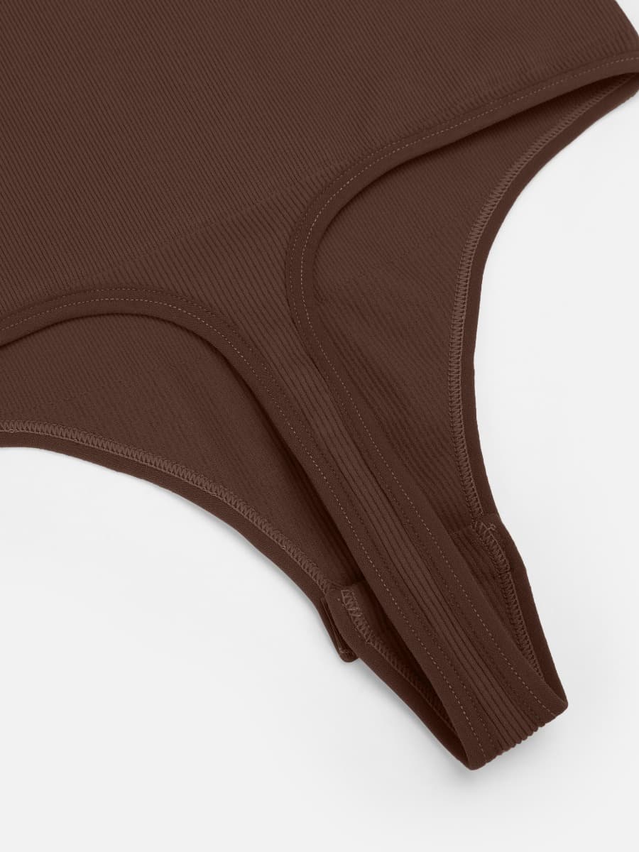 Long Sleeve V-Neck Sculpt Bodysuit