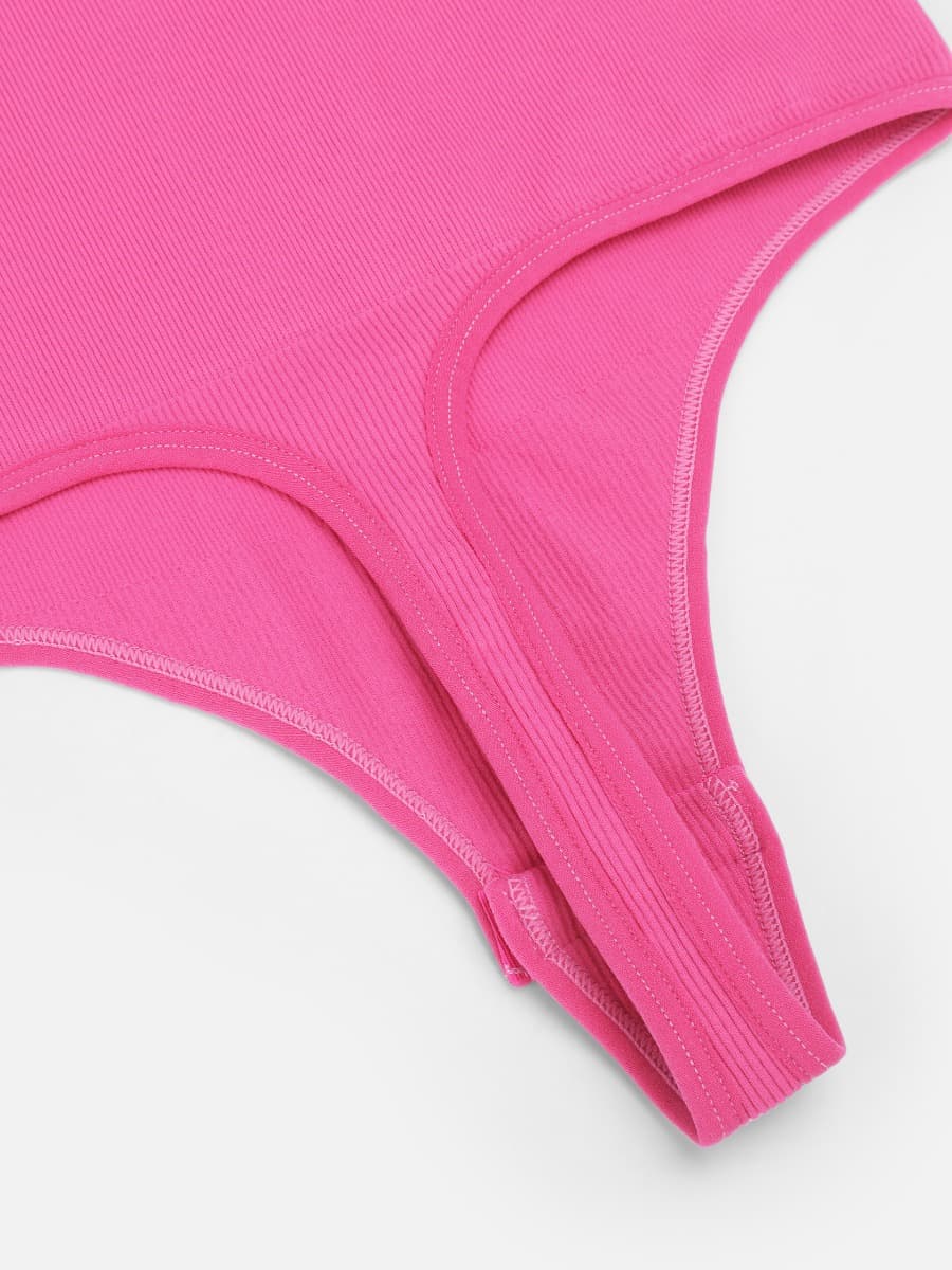 Long Sleeve V-Neck Sculpt Bodysuit