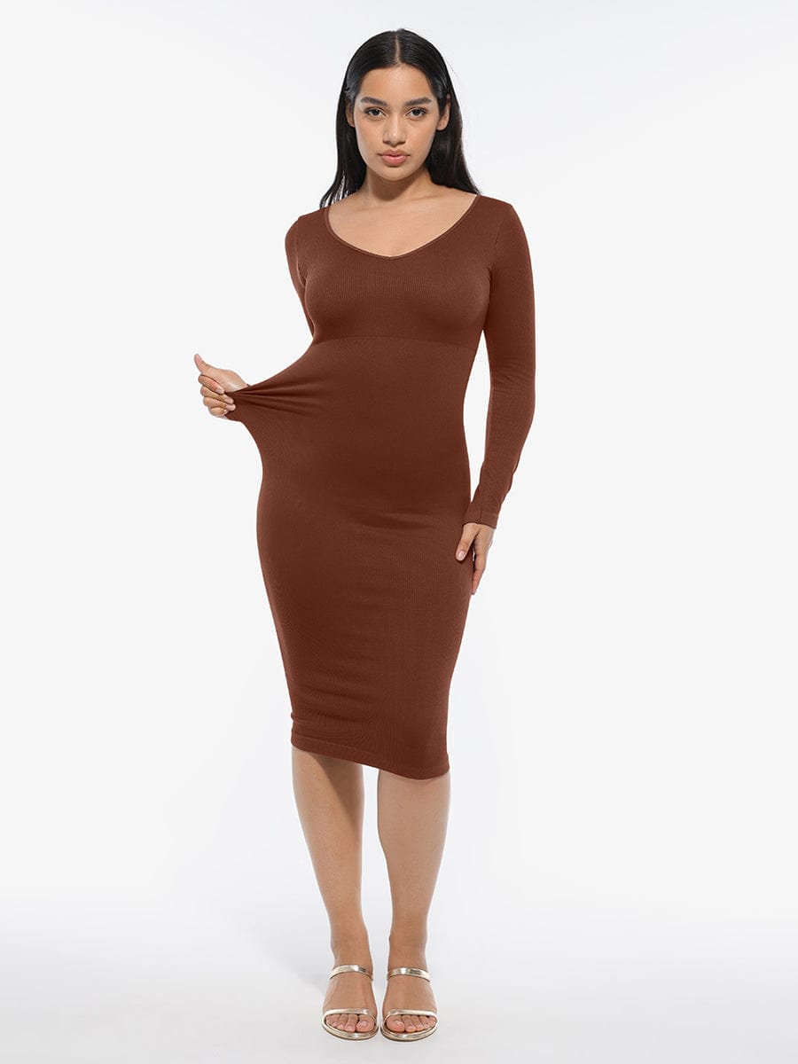 V Sculpt Dress