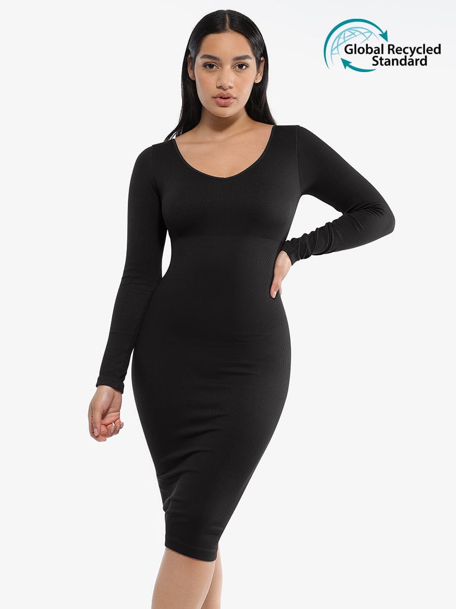 V Sculpt Dress
