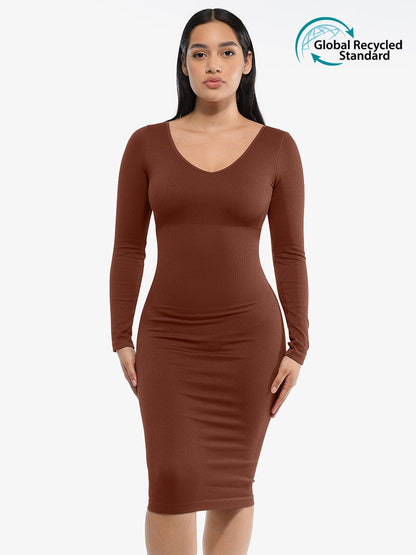 V Sculpt Dress
