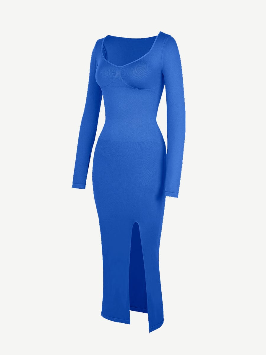 Sculpt Slit Dress