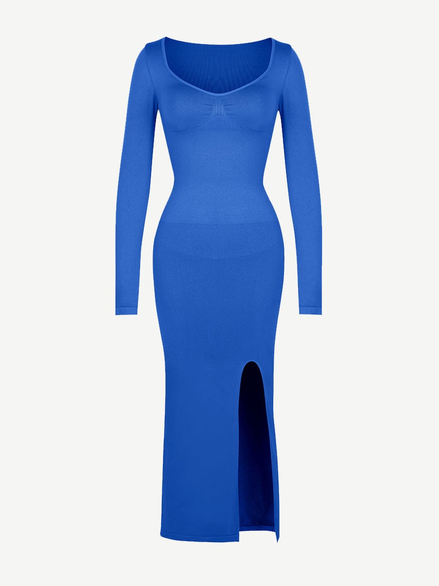 Sculpt Slit Dress