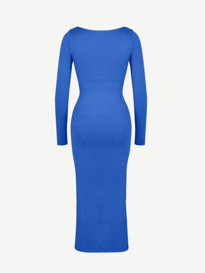 Sculpt Slit Dress