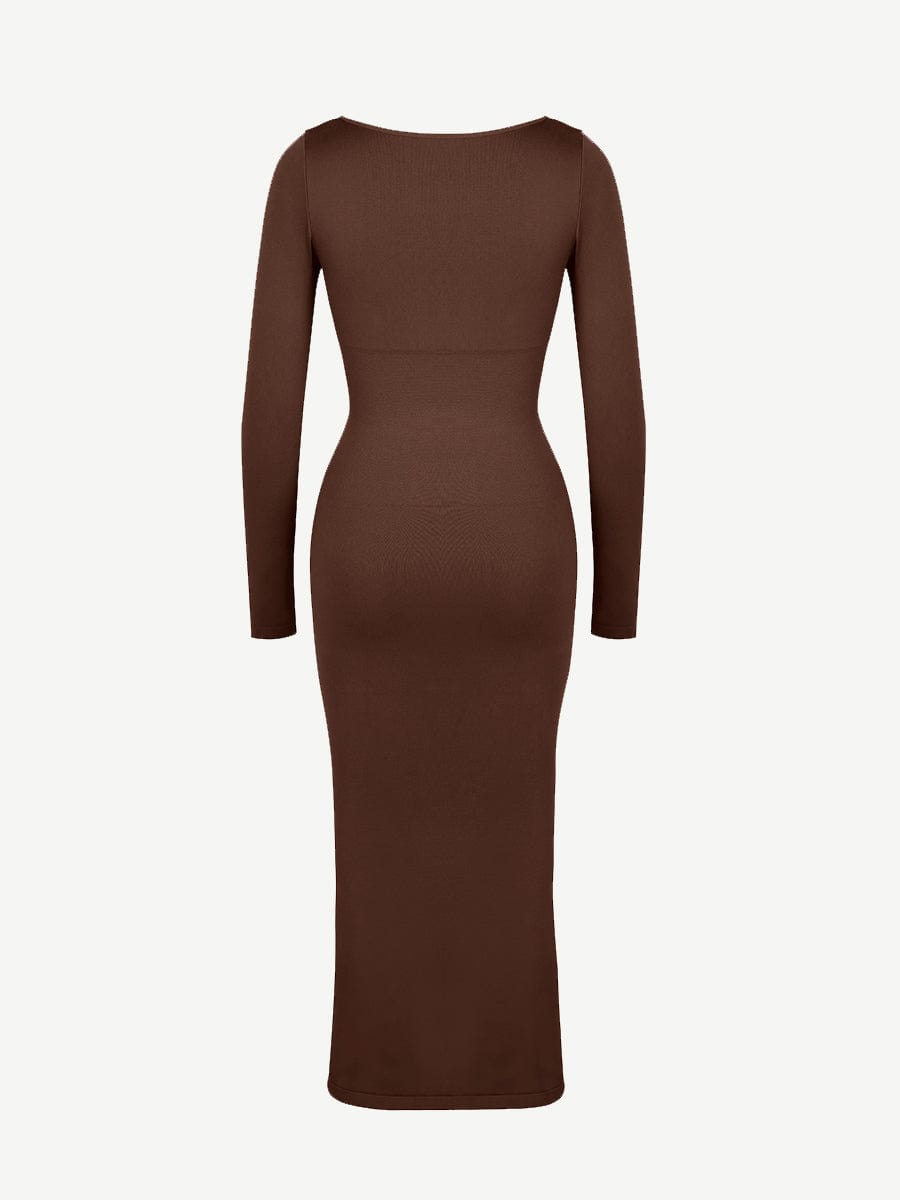 Sculpt Slit Dress