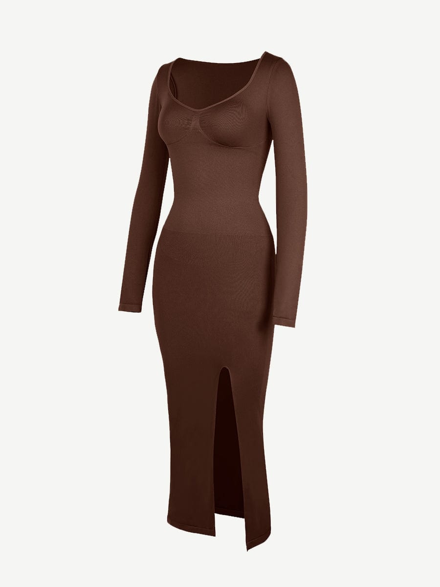 Sculpt Slit Dress