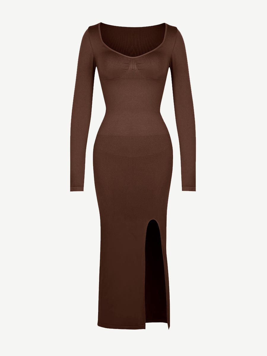 Sculpt Slit Dress