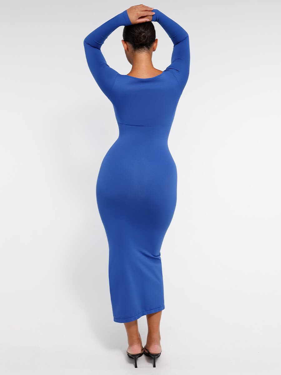 Sculpt Slit Dress